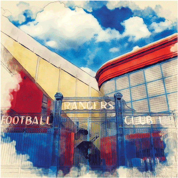 Glasgow Rangers FC Ibrox Stadium Main Gate 0052 - The National